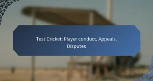 Test Cricket: Player conduct, Appeals, Disputes