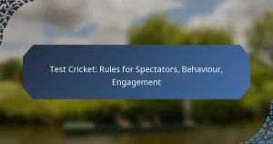 Test Cricket: Rules for Spectators, Behaviour, Engagement