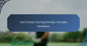 Test Cricket: Scoring formats, Formats, Variations